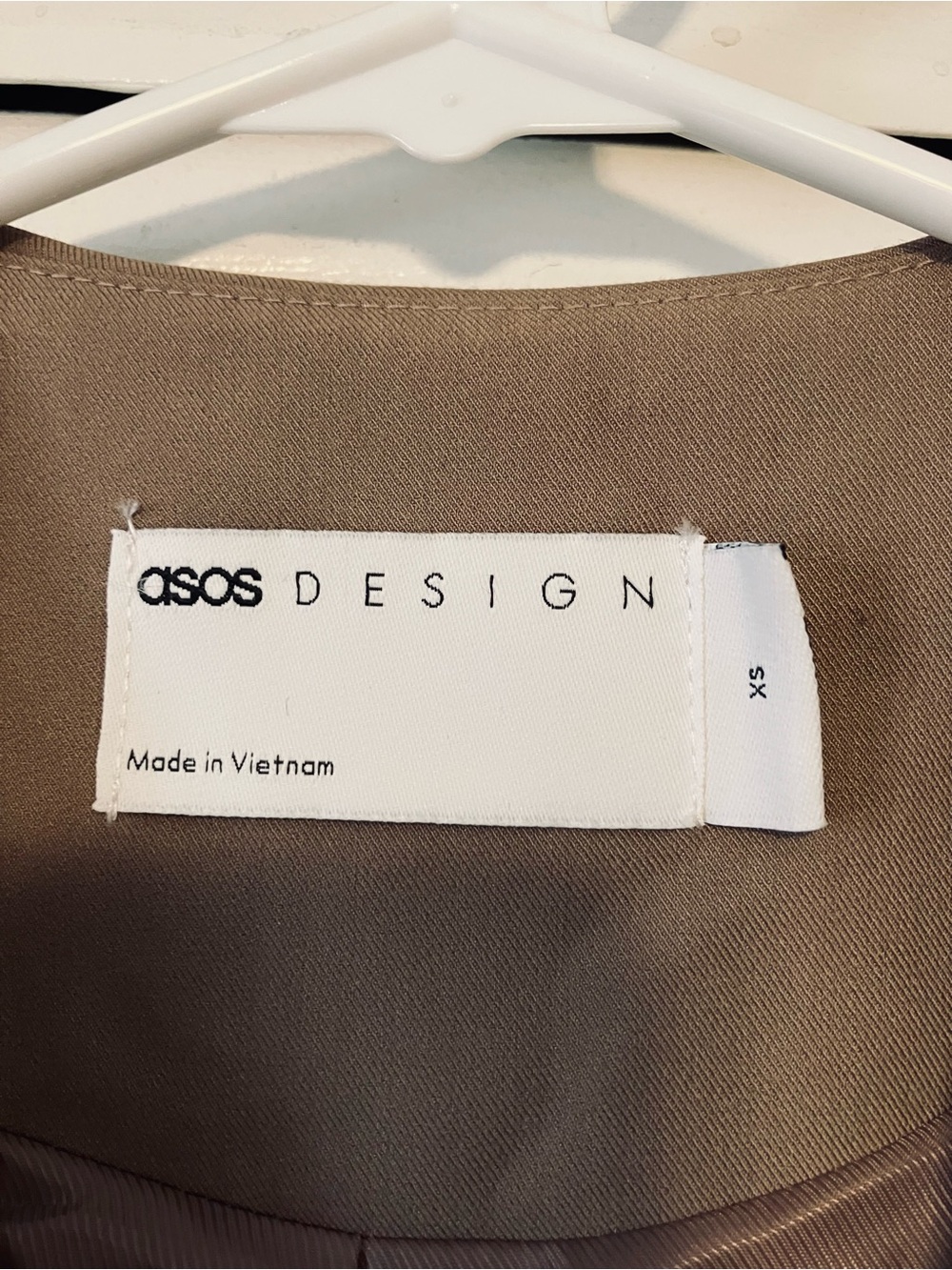 NWT ASOS Design Mocha Oversized Vest Top - Picture 6 of 12